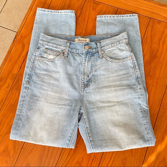 Madewell Light Wash High Rise Perfect Summer Jeans Size 25 NWOT - Picture 2 of 13